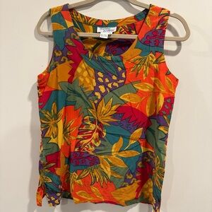 East 5th Multicolor Floral Tank Top